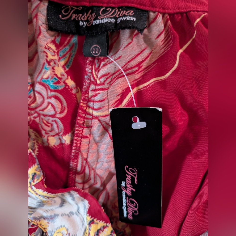 Trashy Diva high waisted shorts 'Dragons and Tigers' print - Picture 13 of 14